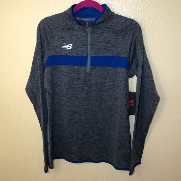New Balance Athletics Half Zip long sleeve top size M - Picture 2 of 9